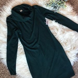 Old Navy green cowl neck sweater dress NWT, S Tall